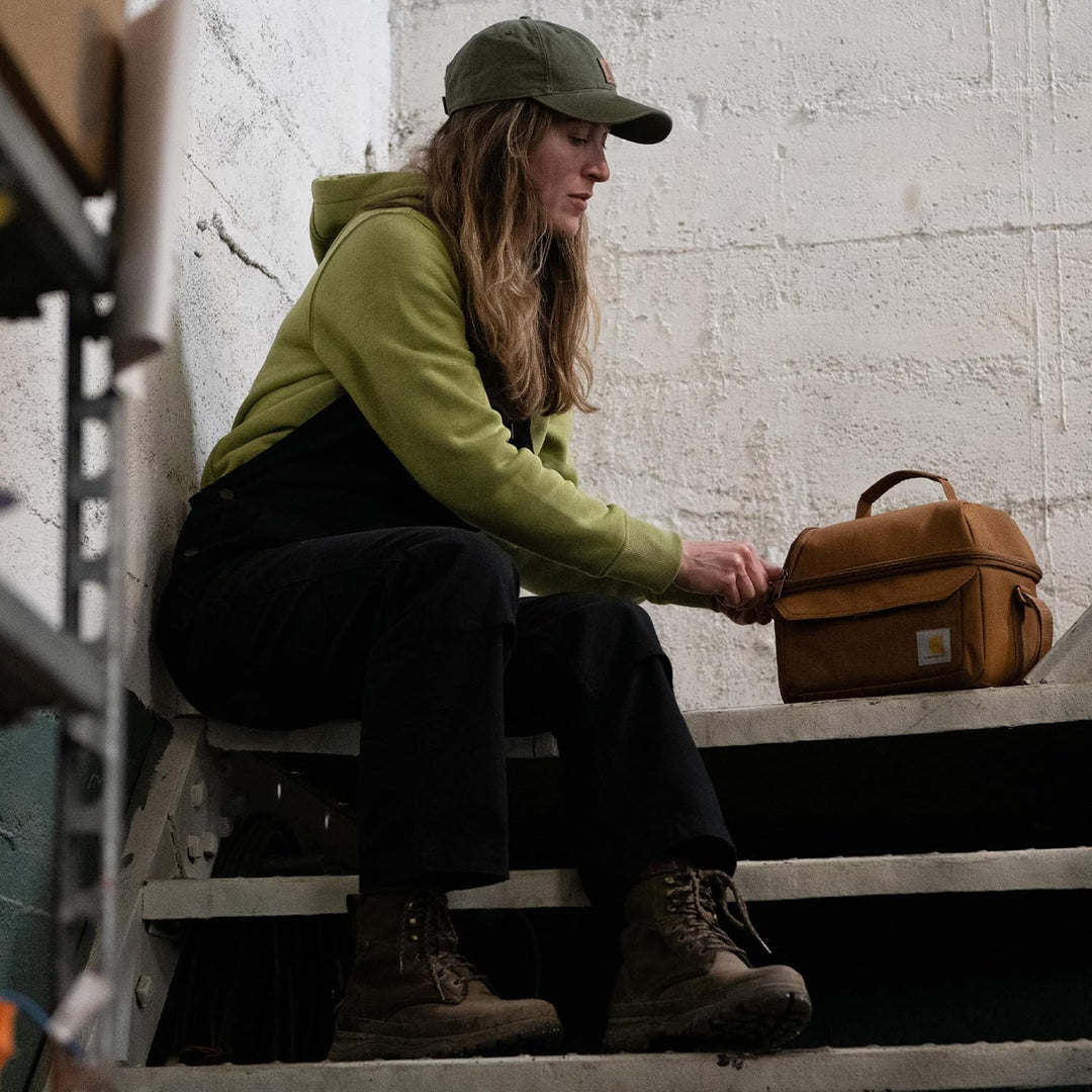 Carhartt 12 Can Zwei-Fach-Lunchbox | Haltbare, vollisolierte Lunchtasche für Frauen & Männer, Duck B