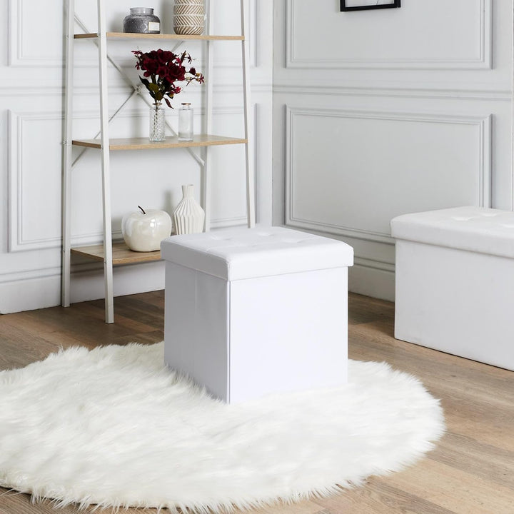 Home Deco Factory Aufbewahrungskiste, Weiss, One Size, Weiss