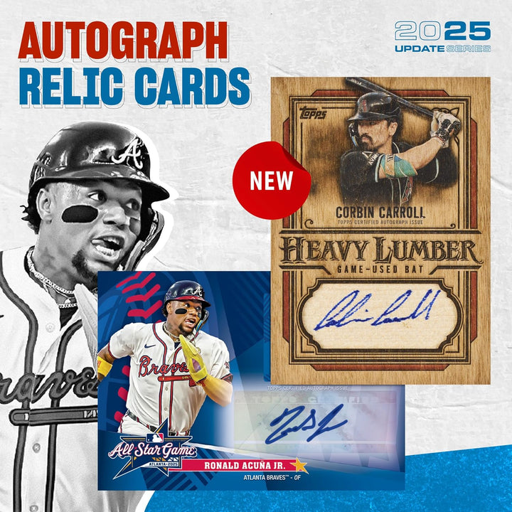 2025 Topps Baseball Update Serie – werksseitig versiegelt – Vorteilsbox