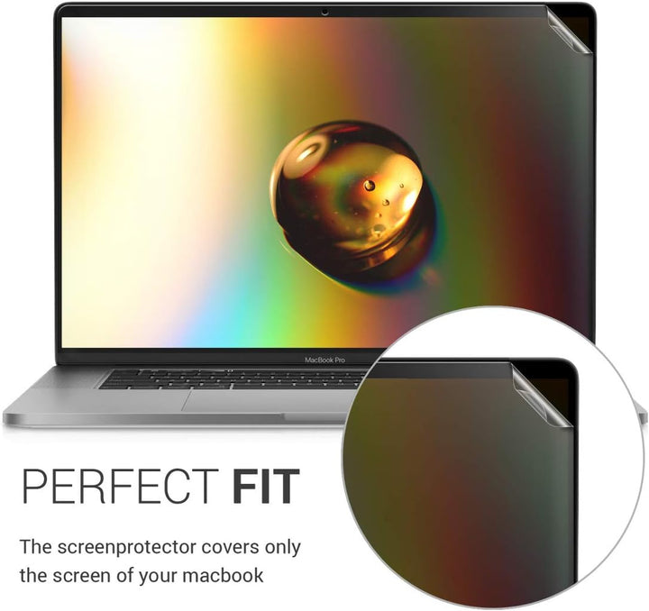 kwmobile Schutzfolie matt kompatibel mit Apple MacBook Pro 16" (2019) A2141 - Folie Displayschutz -