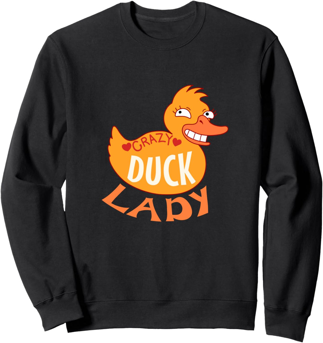Damen Ente Lady Geschenk Entlein und Ente Sweatshirt