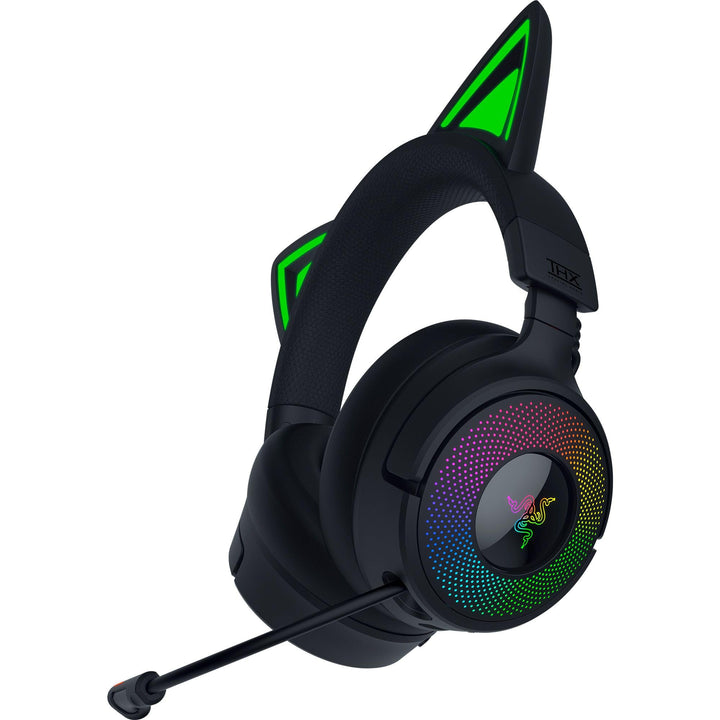 Razer Kraken Kitty V3 Pro - Kabelloses RGB-Kitty-Headset für Gaming - Reaktive Streaming-Katzenohren