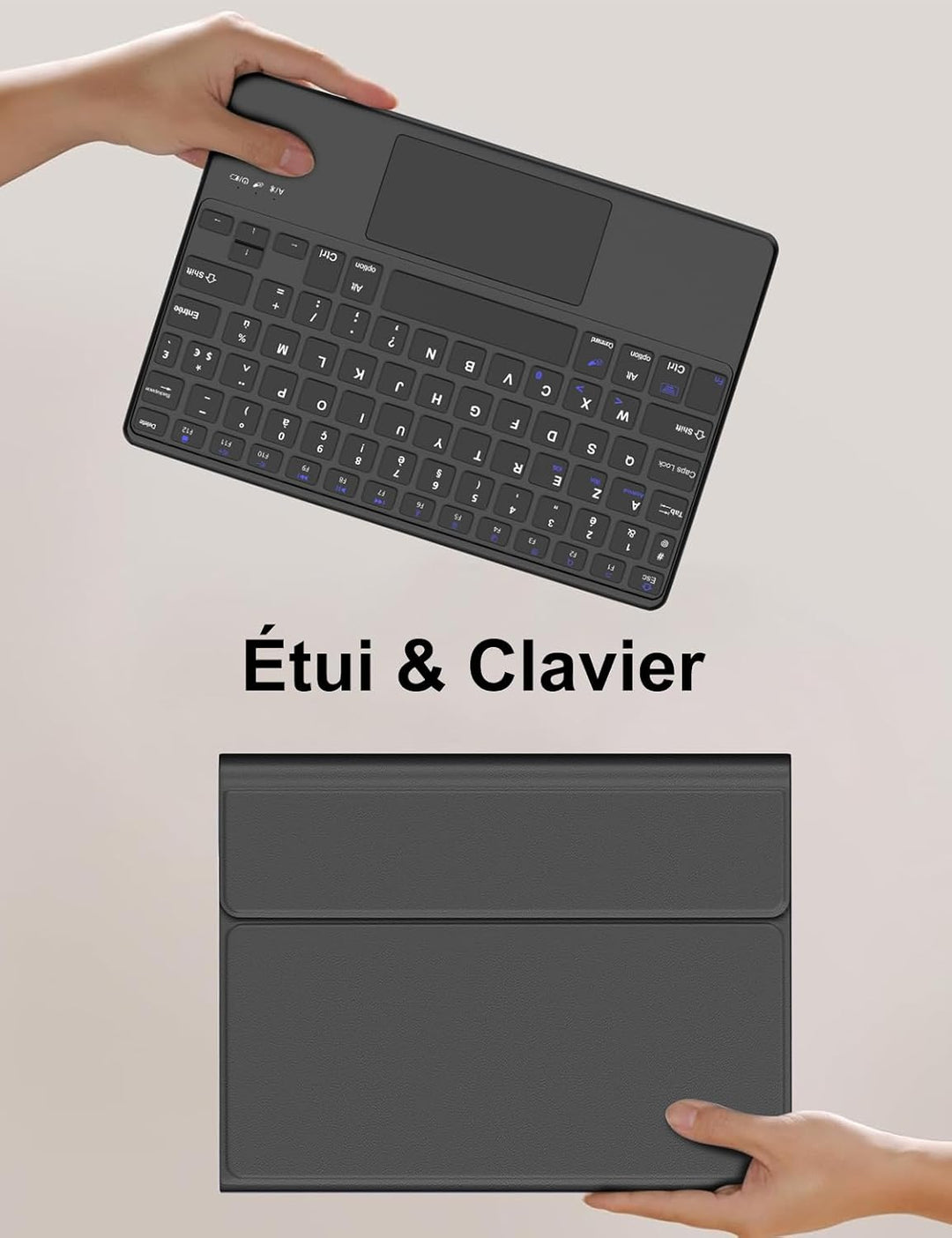 FOGARI Tastaturhülle für Lenovo Idea Tab 11 Zoll 2025 (TB-336ZU/TB-336FU) | AZERTY Französisches Tou