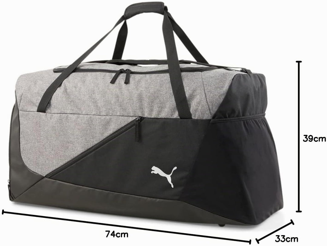 PUMA Sporttasche teamFINAL Teambag Puma Schwarz-grau Mittel Gesprenkelt Einheitsgrösse, Puma Schwarz