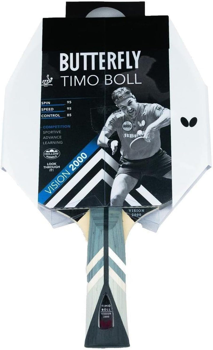 Butterfly® Timo Boll Vision 2000 Tischtennisschläger | Tischtennis Racket Bat TT Profi Wettkampfschl