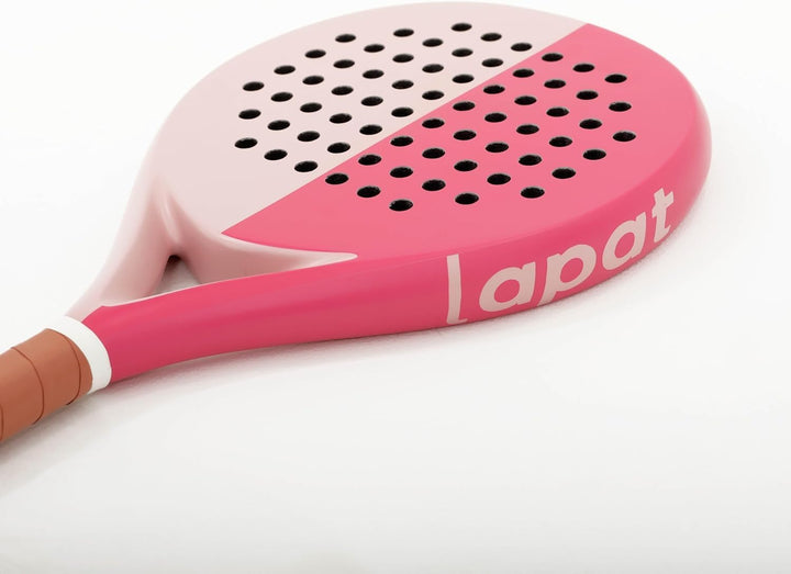 LAPAT Padelschläger mit Abdecktasche, Carbon-Oberfläche mit Eva-Memory-Schaum, Paddel-Tennisschläger