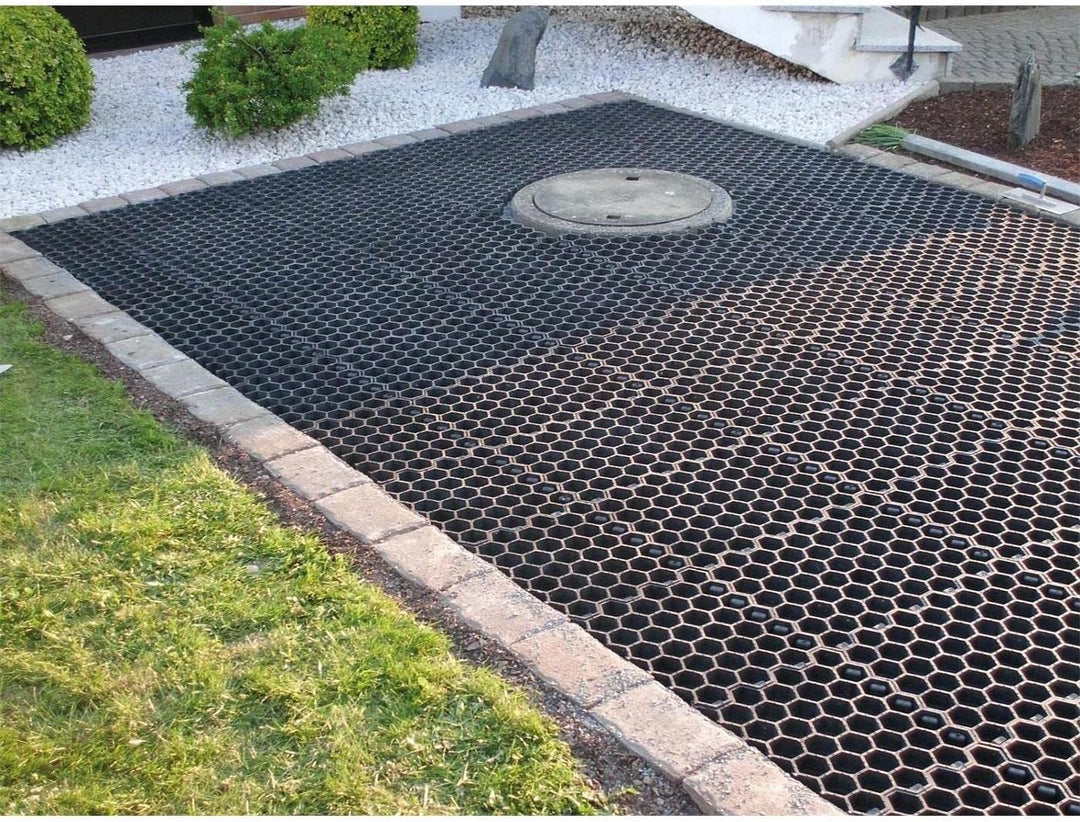 hanit Paddockplatten aus Recycling Kunststoff, hochstabile Pferde Paddock Befestigung, schwarz (1m²)