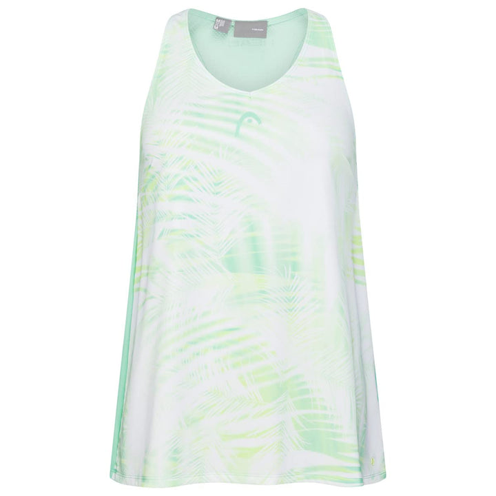 HEAD Damen Agility Tech Tank Top XS Pastellgrün/Print, XS Pastellgrün/Print