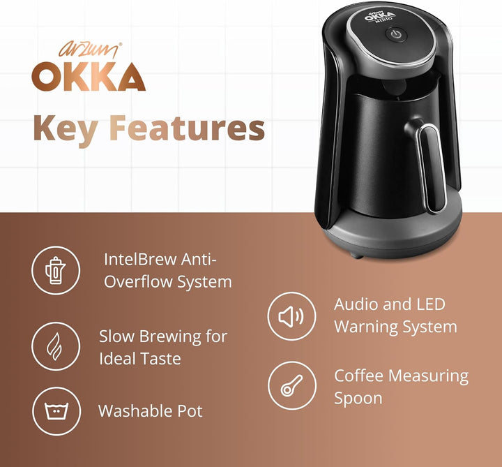 Arzum OKKA OK004-K 23X30X27, 23X30X27 Chrome