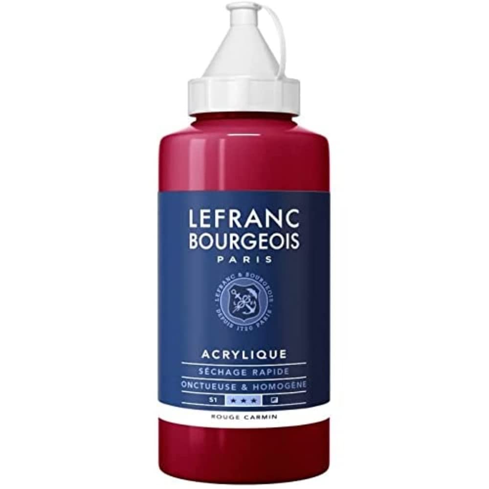 Lefranc Bourgeois 300358 feine Acrylfarbe, hochpigmentiert, gute Deckkraft, cremige homogen Textur,