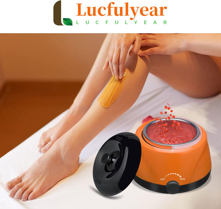 Wachswärmer Wachs Haarentfernung Waxing Set Wax Maschine Wachsmaschine Enthaarung Set Wachsgerät Wac