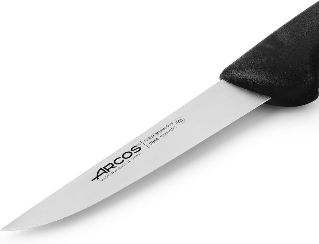 Arcos Ausbeinmesser mit Nitrum Edelstahlklinge 130 mm - Professionelles Messer zum Schneiden von Kno