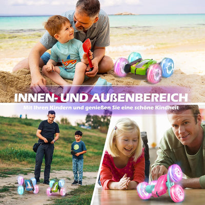 Ferngesteuertes Auto 3 4 5 6 7 8 9 Jahre Spiele LED Blinken RC Auto Spielzeug Jungen Mädchen Geschen