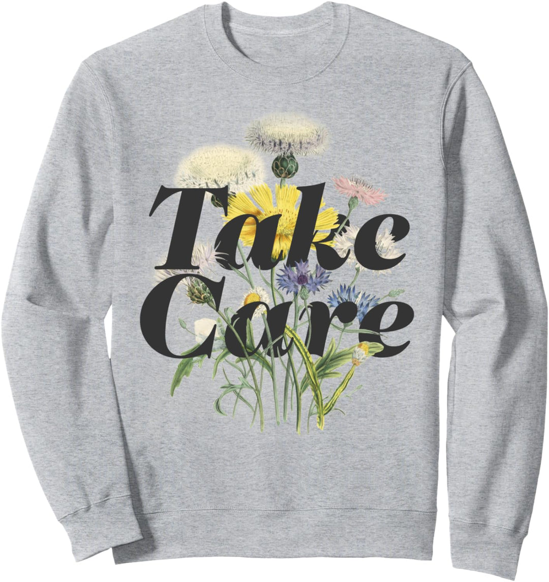 Trendy Fifth Sun Take Care Floral Sweatshirt