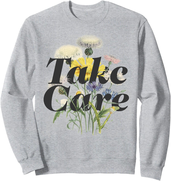 Trendy Fifth Sun Take Care Floral Sweatshirt