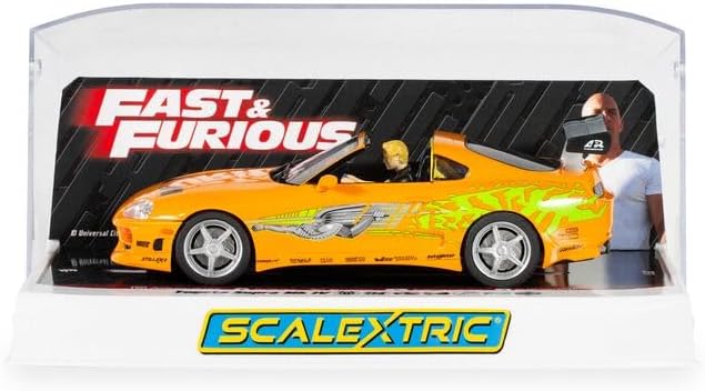 Scalextric The Fast and The Furious – Toyota Supra – Brian O'Conner Slotcar, Orange