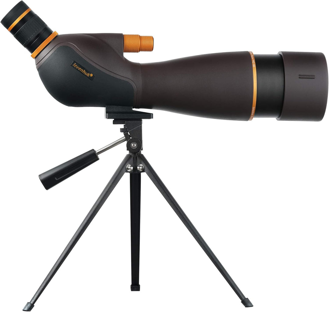 Levenhuk Blaze PRO 80 Wasserdichtes Zoom Spektiv mit Durchgehend Mehrfachvergüteter Optik, Winkeloku