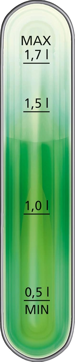 Steba Wasserkocher WK 21 (Inox) | Temperatur einstellbar: 50, 70, 80, 90, 100°C mit farbiger Tempera