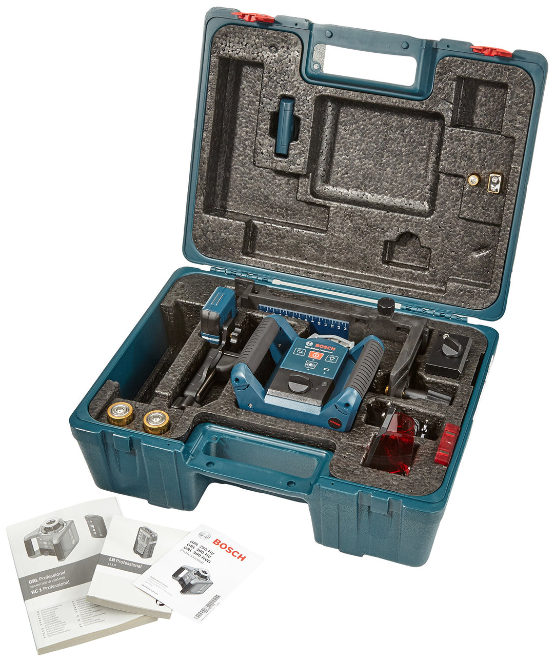 BOSCH rotationslaser GRL 300 HV Set mit GR 240, BT 300 HD, Blau