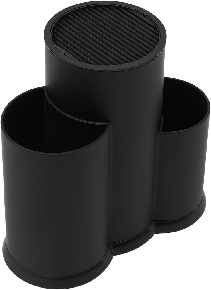 3-in-1-Messerhalter, Universal Unbestückte Messerblock, Multifunktional Runder Messerblock Halter Au