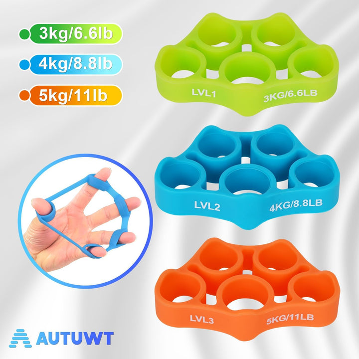 Premium Fingertrainer Klettern Ball Handtraining Handtrainer Set Hand Grip Trainer Strengthener Fing
