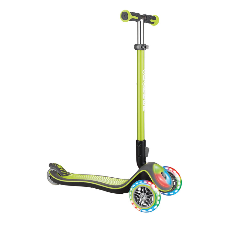 GLOBBER Elite Roller – Tretroller Kinder ab 3 Jahre - Scooter 120/80 mm - ABEC 5, 3-rädrig – höhenve