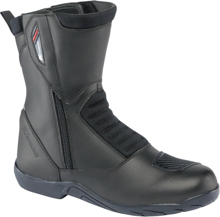 Kochmann Tourino schwarz Motorradstiefel CE Leder wasserdicht Hipora langer Reissververschluss, 38 S