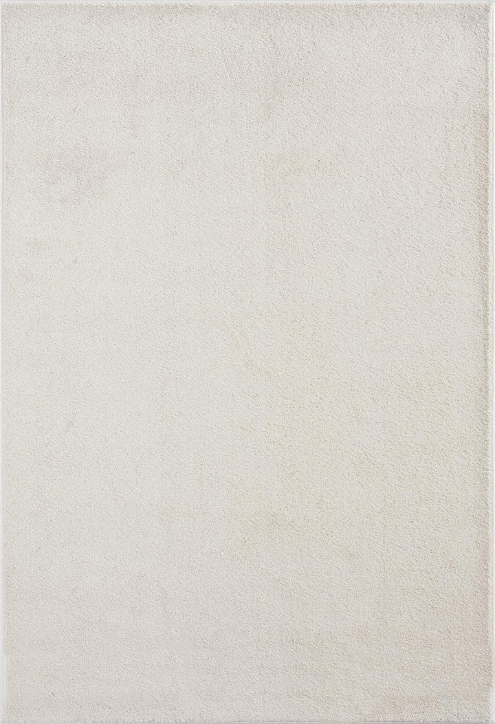 Mia´s Teppiche Emma Wohnzimmer Teppich, Kurzflor, 60x110 cm, Creme Rechteckig Creme 60x110 cm, Recht