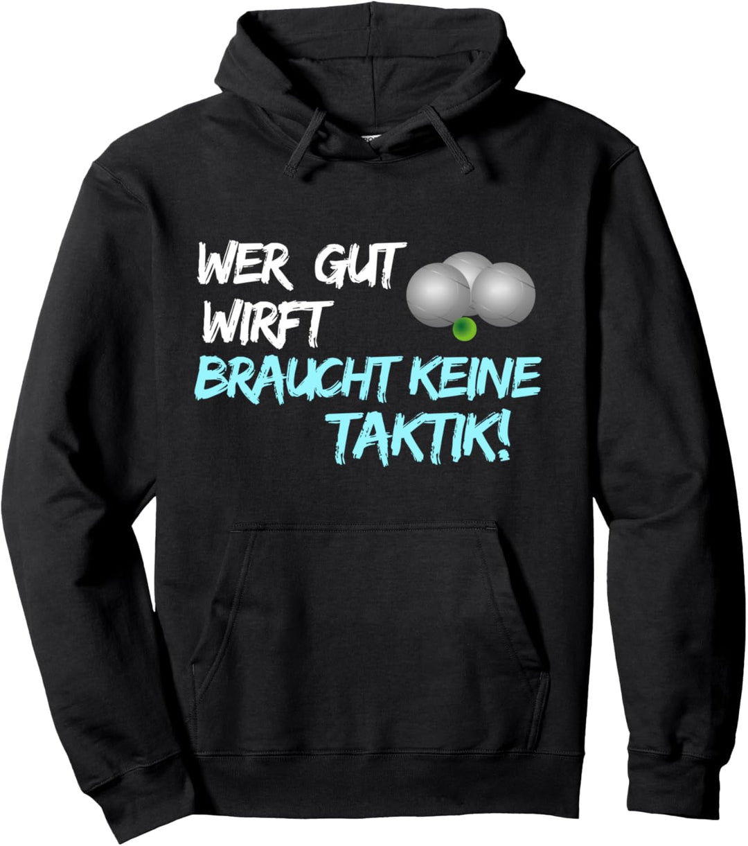 Boule Petanque Boccia Witziges Geschenk Ran an die Sau Pullover Hoodie
