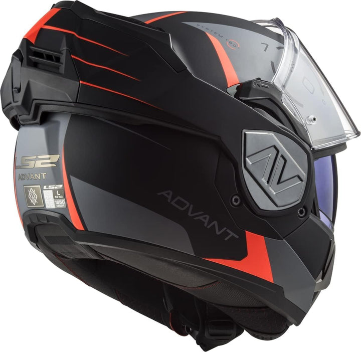 LS2, Modularhelme motorrad ADVANT Codex mat black titanium, XS XS mat black titanium, XS mat black t