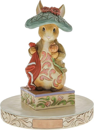 Enesco Jim Shore Heartwood Creek Benjamin Bunny Figur, 6008750, Mehrfarbig, 5.75 in H x 2.25 in W x