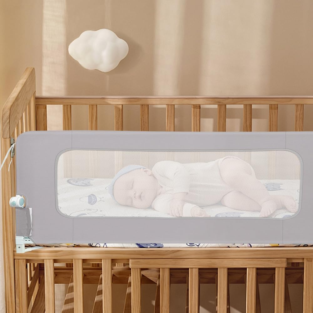 Kleinkind Bettschutzgitter Bettgitter Kinderbettgitter Babybettgitter höhenverstellbares Bettgitter