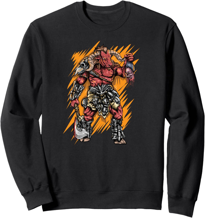 Minotaurus I Fabelwesen altes Griechenland Motiv für Grieche Sweatshirt