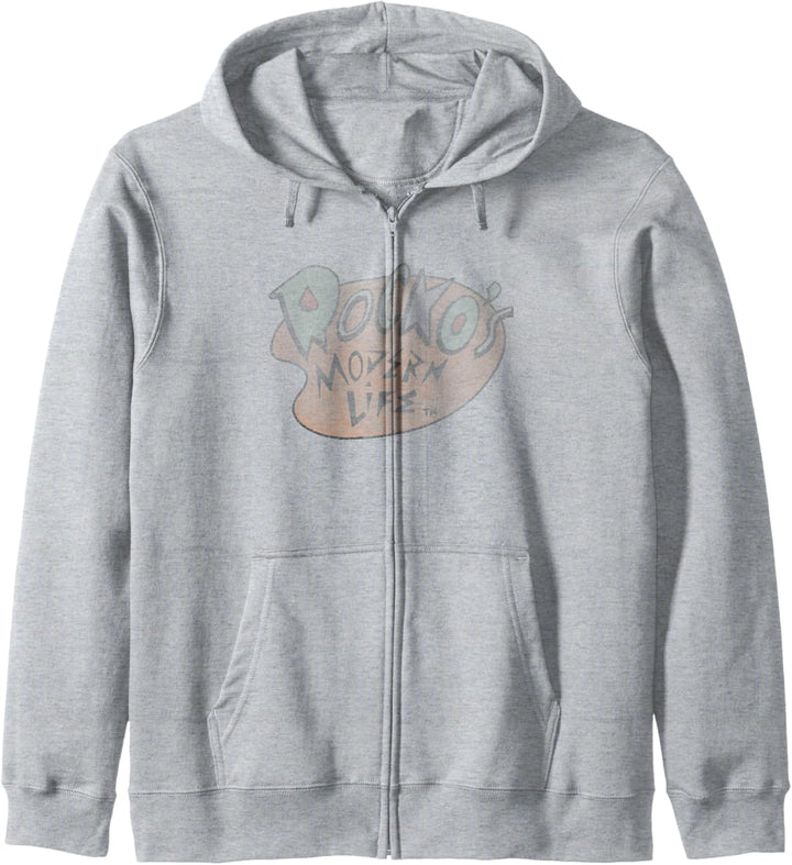 Nickelodeon Rocko's Modern Life Vintage Original Logo Kapuzenjacke