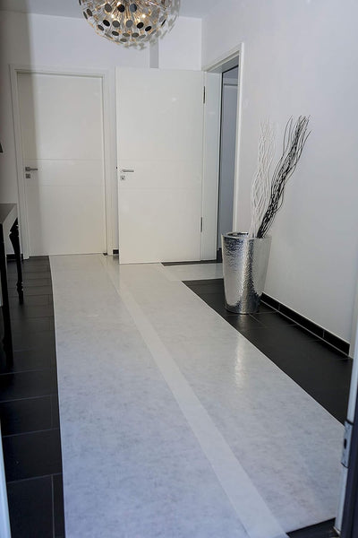 Abdeckvlies 1 m x 50 m weiss 140g/m² selbsthaftend haftend Bodenschutz Schutzvlies Treppenvlies