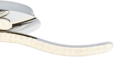 GLOBO Deckenleuchte, Chrom, 24 W