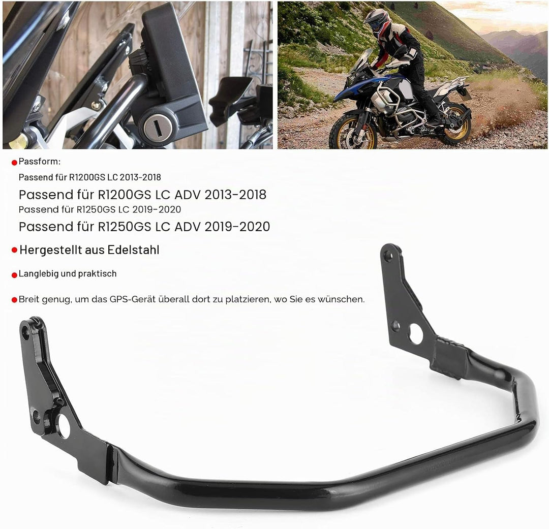 R1200Gs,Motorrad Navigationshalterung, Motorrad Navigationshalterung Front Bar Telefon GPS Halter Pa