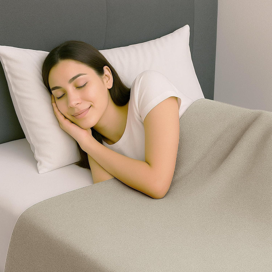 Byour3 - Bettüberwurf Bio-Baumwolle Gemischte Doppelbett Einzelbett Queen Size Bettdecke Sommer Früh