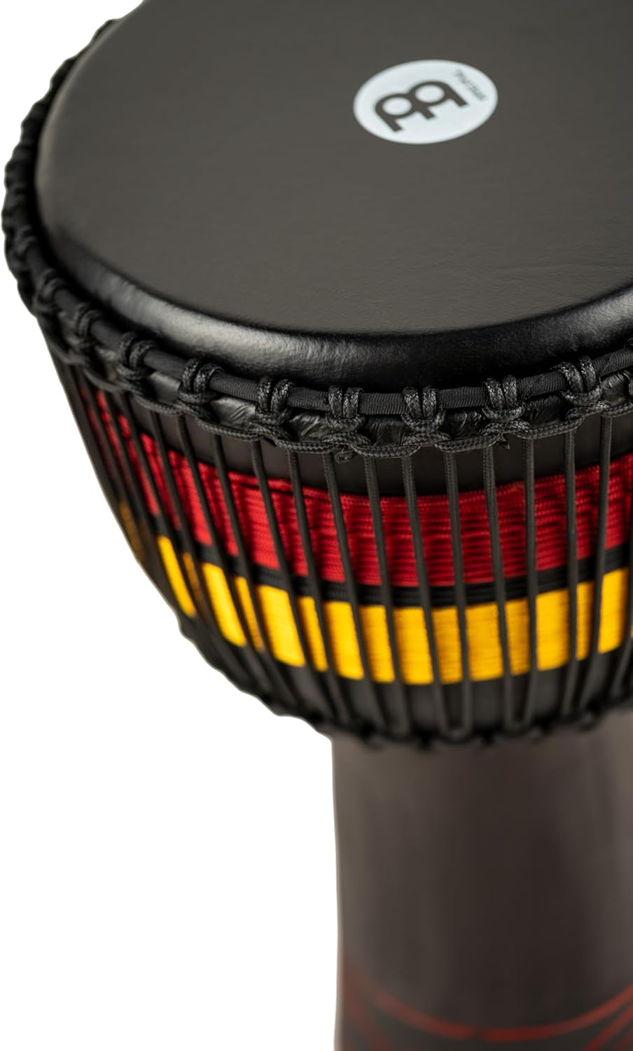 Meinl Percussion 33cm African Style Rope Tuned Wood Djembe Trommel - mit Ziegenfell - Musikinstrumen