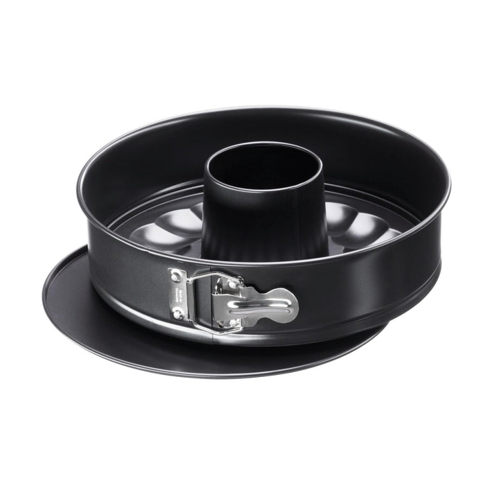Original Kaiser Classic Springform 28 cm rund, 2 Böden, Flach- und Rohrboden, runde Backform antihaf