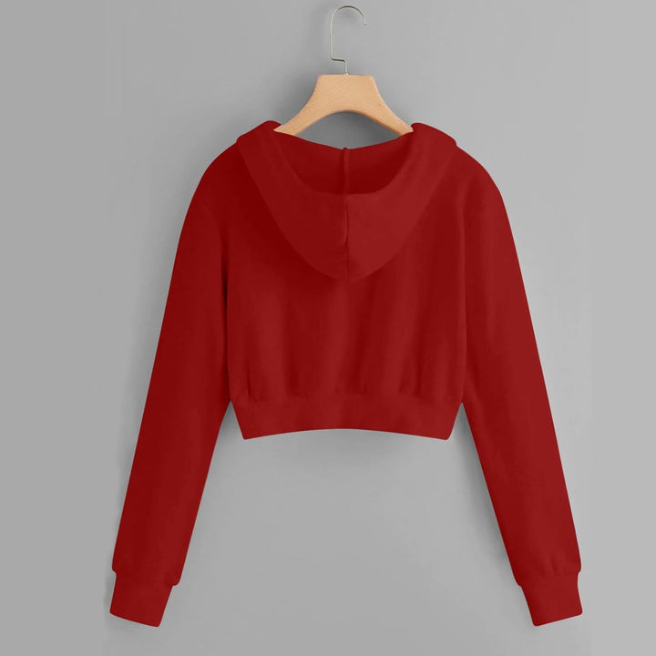 EMATOP Kurz Sweatjacke Mädchen Kinder Langarm Kapuzenjacke Einfarbige Baumwolle Sweatshirt Jacke Ful