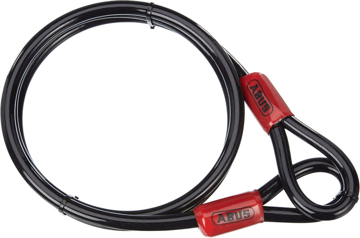ABUS Schlaufenkabel Cobra 12 - Stahlseil mit Kunststoff ummantelt - Sicherung für Fahrrad- und Motor