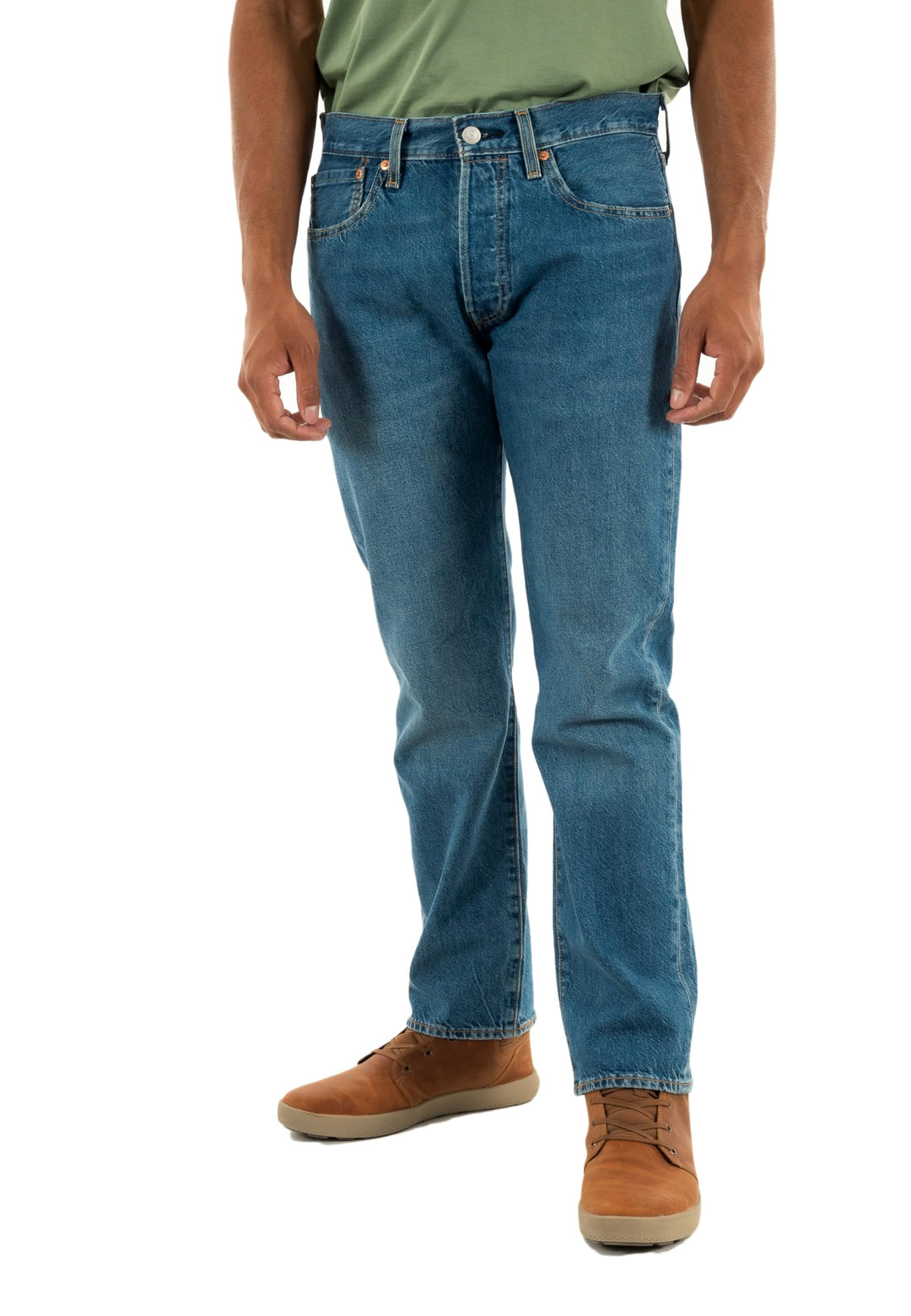 Levi's Herren 501 Original Fit Jeans 28W / 32L Window Pane Ltwt, 28W / 32L Window Pane Ltwt