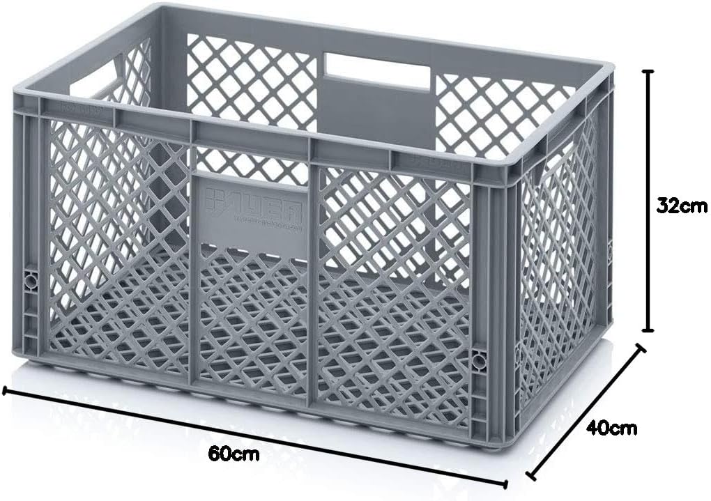 Auer Packaging Eurobehälter 60 x 40 x 32 durchbrochen - Bäckerkiste EO 64/32 Brotkiste Aufbewahrungs
