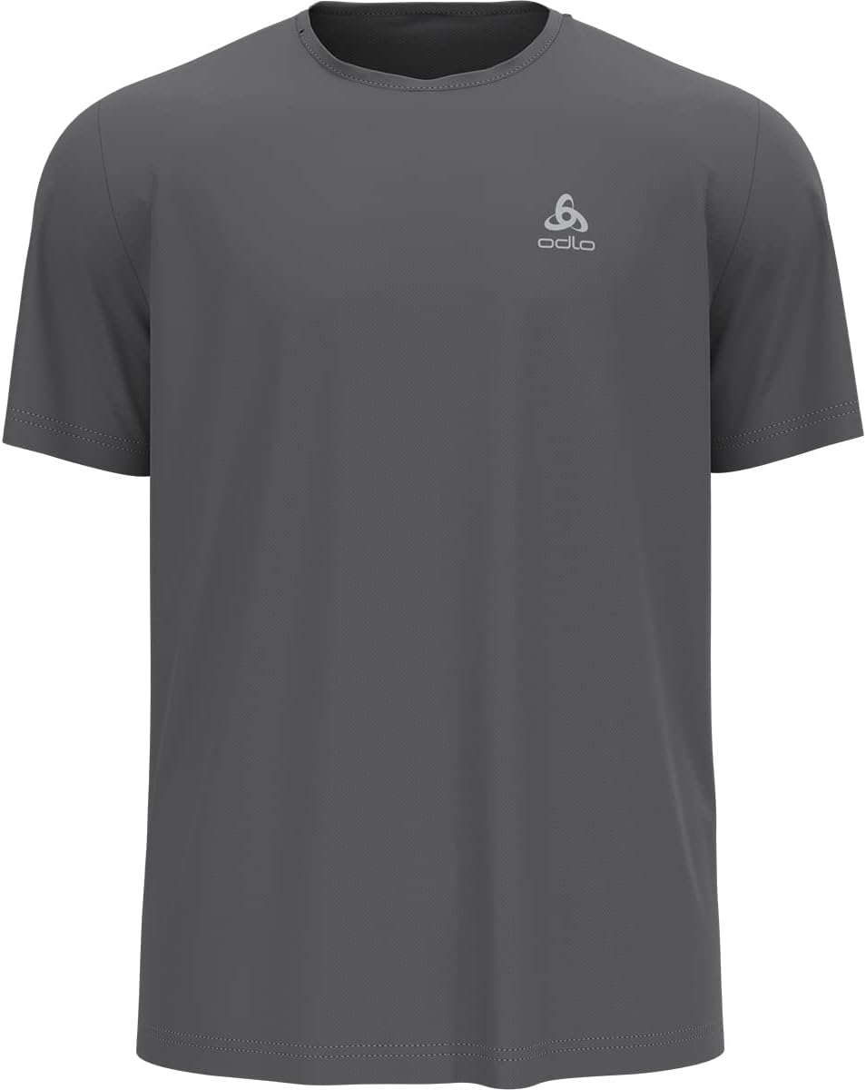Odlo Herren Cardada_551002 Kurzarm Shirt (1er Pack) XXL Odlo Steel Grey, XXL Odlo Steel Grey