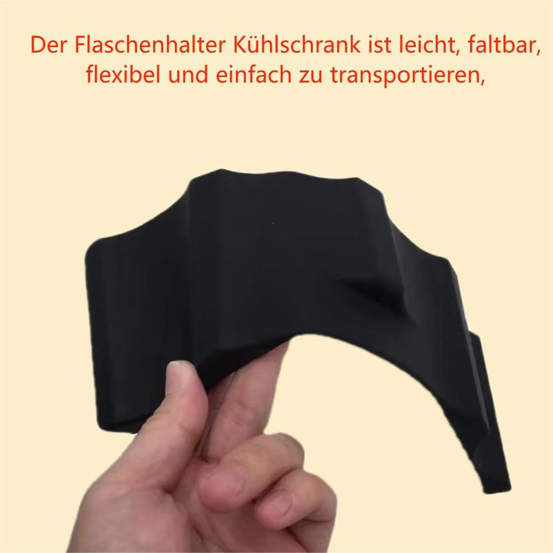 6 Stück Flaschenregal Kühlschrank,RutschfestSilikon Flaschenablage,Stapelhilfe für Flaschen und Dose