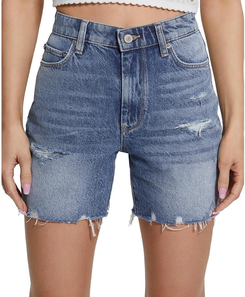 Guess Shorts aus Baumwolle, Twill, für Damen, 80 s Pedal 27, 27