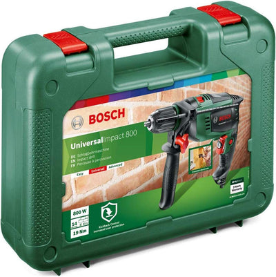 Bosch Schlagbohrmaschine UniversalImpact 800 (800 Watt, Koffer) + 91tlg. Bohrer- und Bit Set V-Line