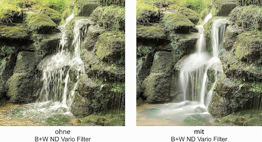 B+W Graufilter ND vario / variabel ND2-32 (49mm, MRC nano, XS-Pro, 16x vergütet, Premium)