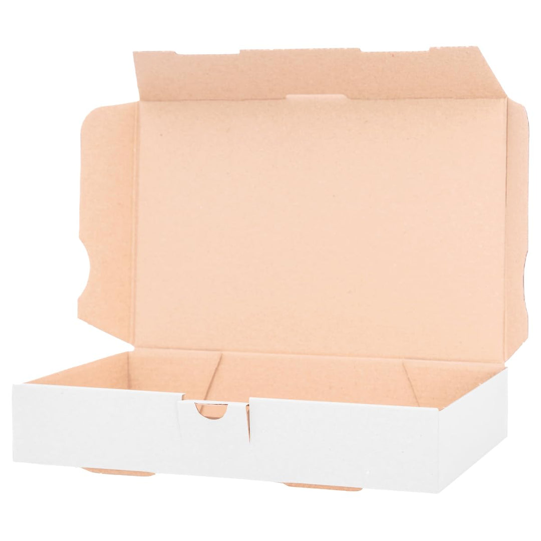 500 Maxibriefkartons Versandkartons Faltschachtel Faltkarton Maxibrief 240 x 160 x 45 mm, Weiss, MB-